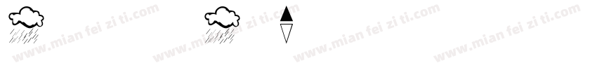 BeeatyWeather Bold字体转换